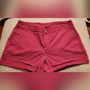 GAP women's twill shorts, hot pink, size 14